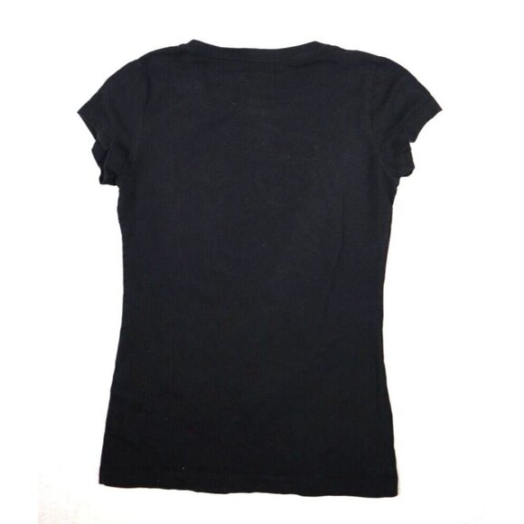 DISNEY MINNIE MOUSE - SUPER CUTE BLACK GRAPHIC T-SHIRT - GIRLS SIZE L 10-12 - Picture 4 of 5